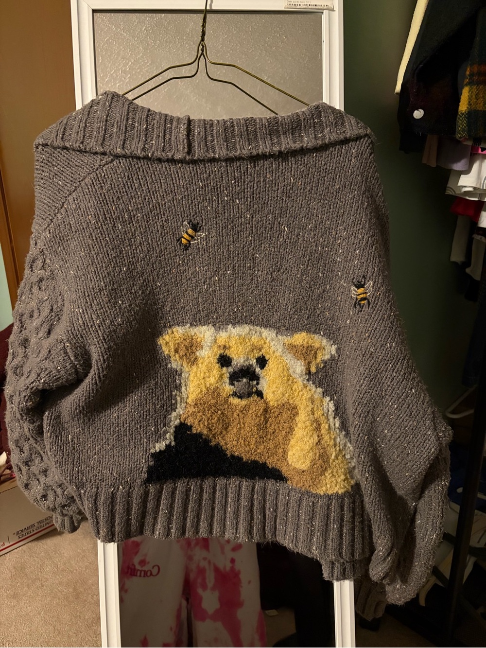 Anthropologie Bear Cardigan Sweater - Picture 2 of 6